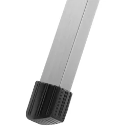 tectake Aluminium klaptafel Bastiaan in hoogte verstelbaar , Zilver