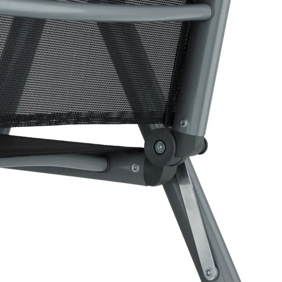 tectake Aluminium tuinset 8+1 - Antraciet