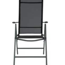 tectake Aluminium tuinset 8+1 - Antraciet