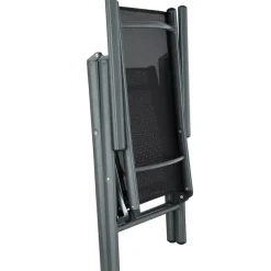 tectake Aluminium tuinset 8+1 - Antraciet