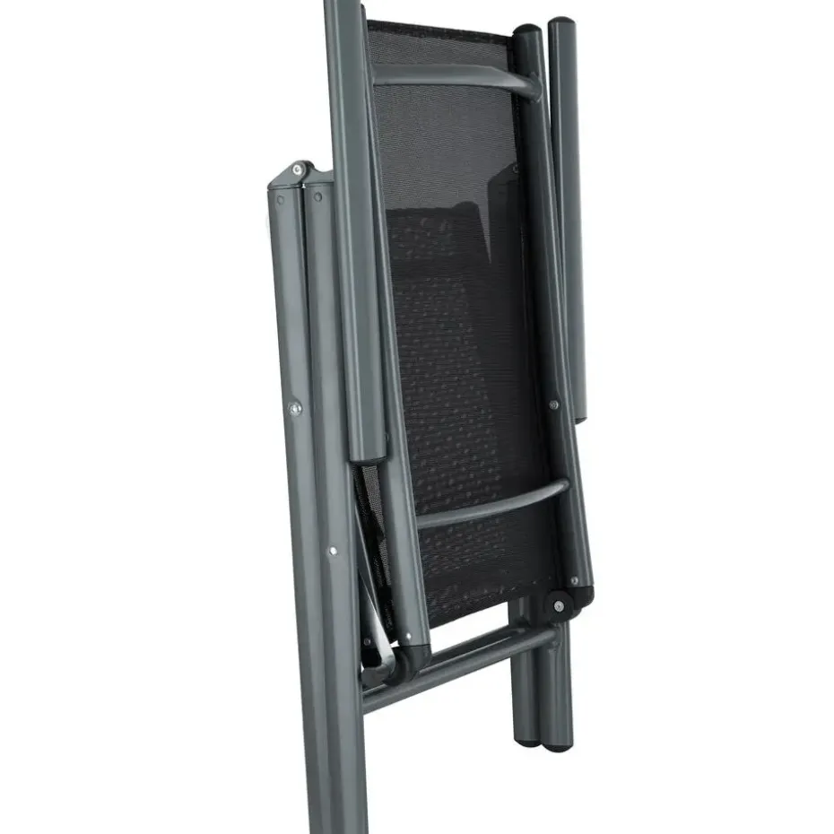 tectake Aluminium tuinset 8+1 - Antraciet