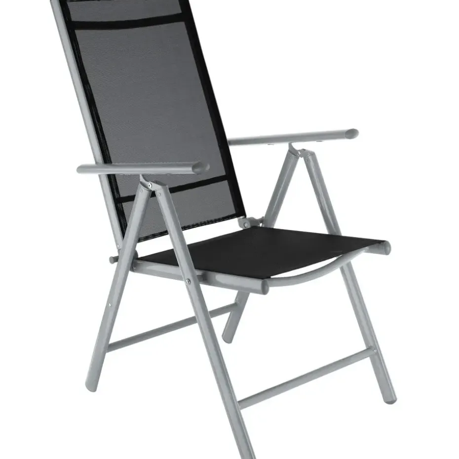 tectake Aluminium tuinset 8+1 - Zilver