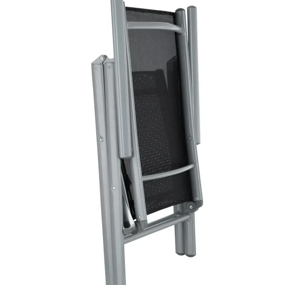 tectake Aluminium tuinset 8+1 - Zilver