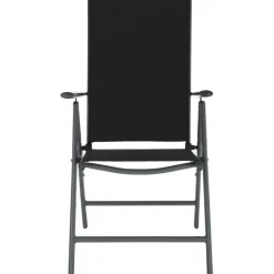 tectake Aluminium tuinset 4+1 - Antraciet