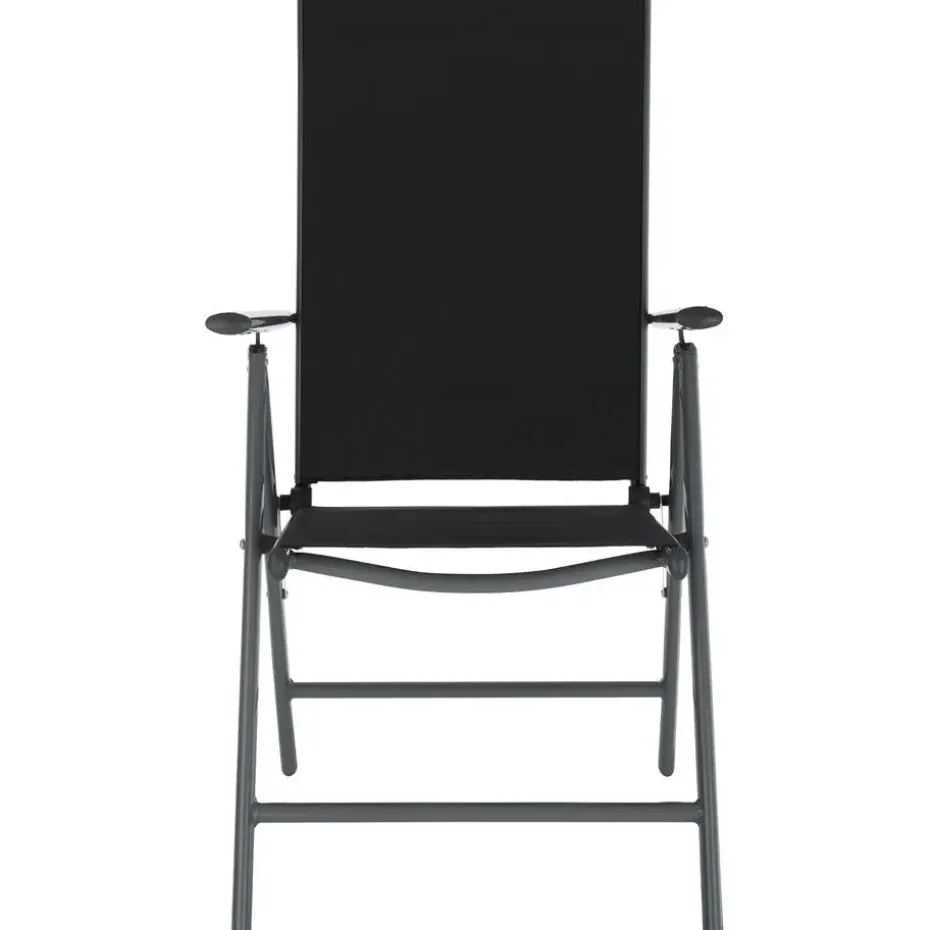 tectake Aluminium tuinset 4+1 - Antraciet