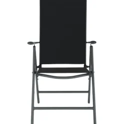 tectake Aluminium tuinset 6+1 - Antraciet