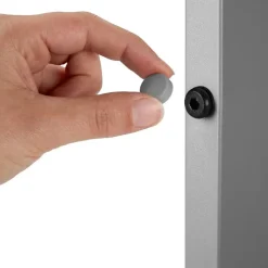 tectake Aluminium tuintafel Bianca in hoogte verstelbare voetjes 150x90x74,5cm