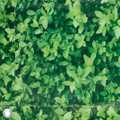 tectake Balkon privacyscherm met metaalversterkte ogen, Groene Bladeren