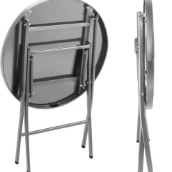 tectake Balkonset Düsseldorf 2+1, Grijs