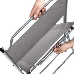 tectake Balkonset Düsseldorf 2+1, Grijs