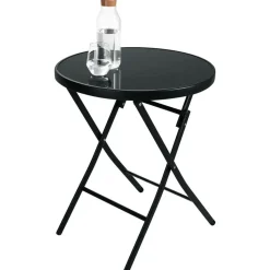 tectake Balkonset Düsseldorf 2+1, Zwart