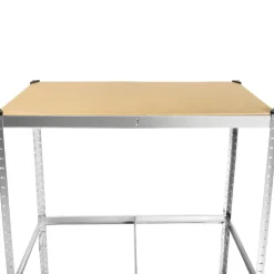 tectake Bandenstelling voor max. 8 banden, Grijs