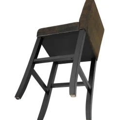 tectake Barkruk van kunstleer, Oud Bruin