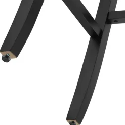 tectake Barkruk van kunstleer, Oud Bruin