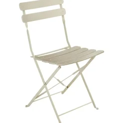 tectake Bistrotafel set Frieda, inklapbaar voor 2 personen, Crème