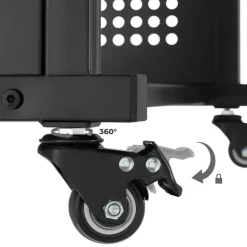 tectake Bureau Fife 80x65,5x130,5cm, Industrieel Licht Hout, Eiken Sonoma