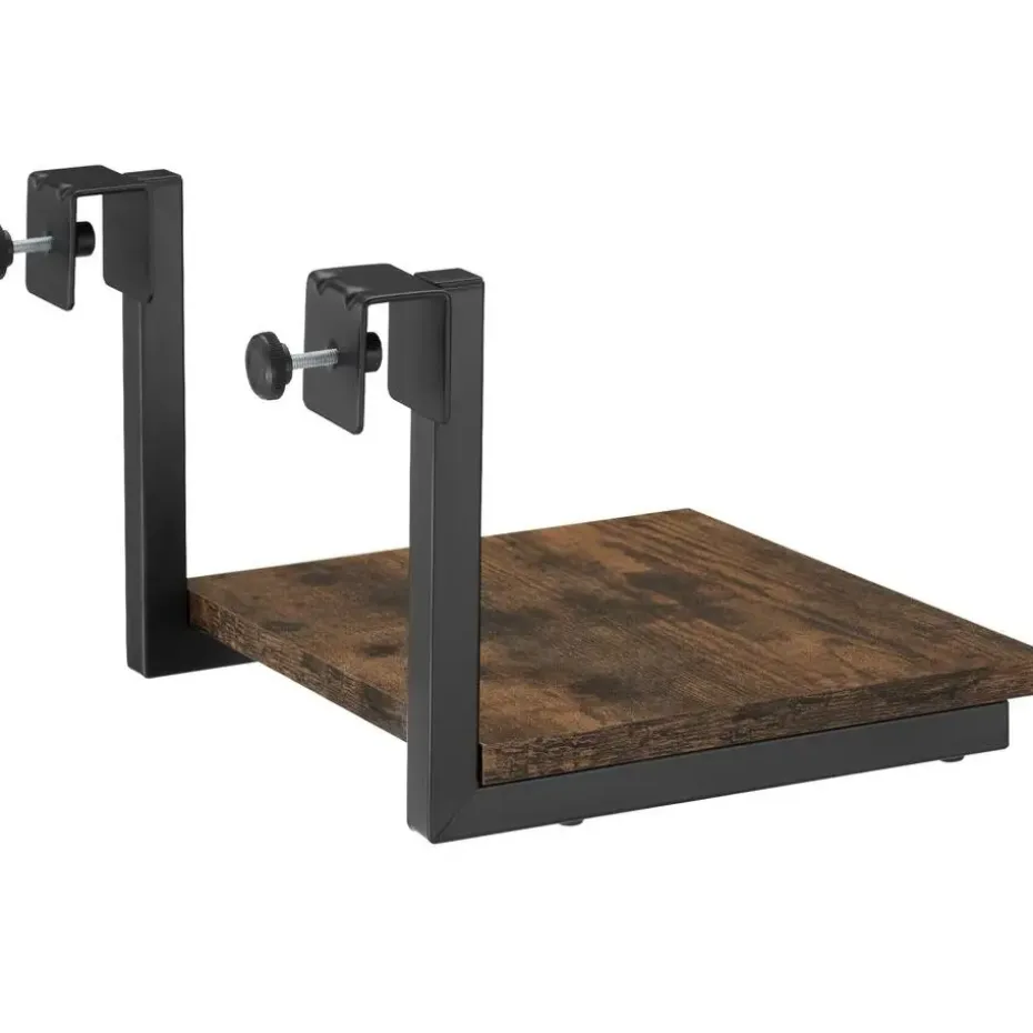 tectake Bureau Fife 80x65,5x130,5cm, Industrieel Hout Donker, Rustiek