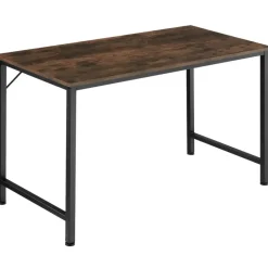 tectake Bureau Jenkins, Industrieel Hout Donker, Rustiek