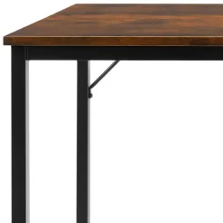 tectake Bureau Jenkins, Industrieel Hout Donker, Rustiek