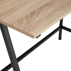 tectake Bureau Newton 100x50x77cm, Industrieel Licht Hout, Eiken Sonoma