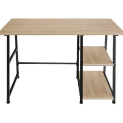 tectake Bureau Paisley 120x50x73,5cm, Industrieel Licht Hout, Eiken Sonoma