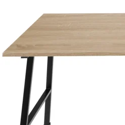 tectake Bureau Paisley 120x50x73,5cm, Industrieel Licht Hout, Eiken Sonoma