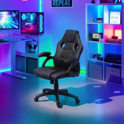 tectake Bureaustoel Mike, Zwart