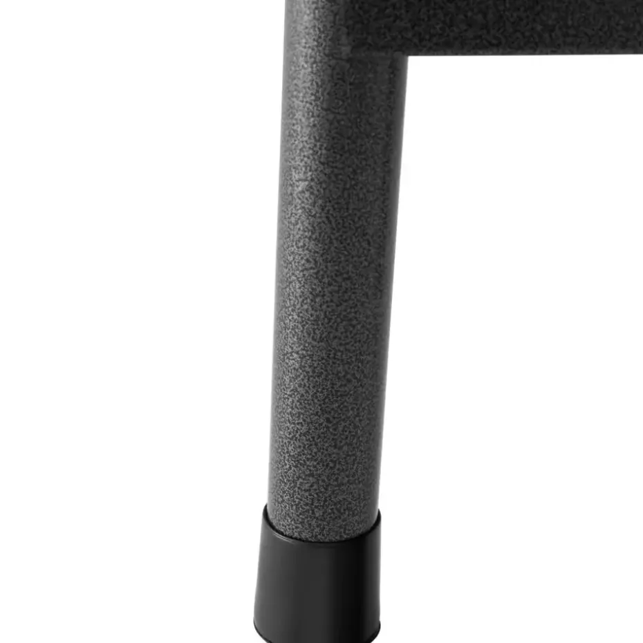 tectake Campingtafelset Vani inklapbaar in wicker-look, Zwart-wicker Look