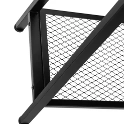 tectake Consoletafel Tralee 100x35x80,5cm, Industrieel Hout Donker, Rustiek