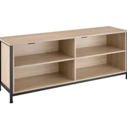 tectake Dressoir Navan 147x41x60,5cm, Industrieel Licht Hout, Eiken Sonoma