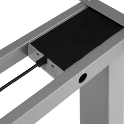 TecTake® Elektrisch In Hoogte Verstelbaar Bureau - Metalen Frame - Grijs