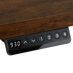 TecTake® Elektrisch In Hoogte Verstelbaar Bureau - Metalen Frame - Grijs