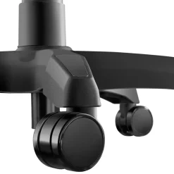 tectake Gaming stoel Tartaros, LED, massagefunctie, Zwart/zwart