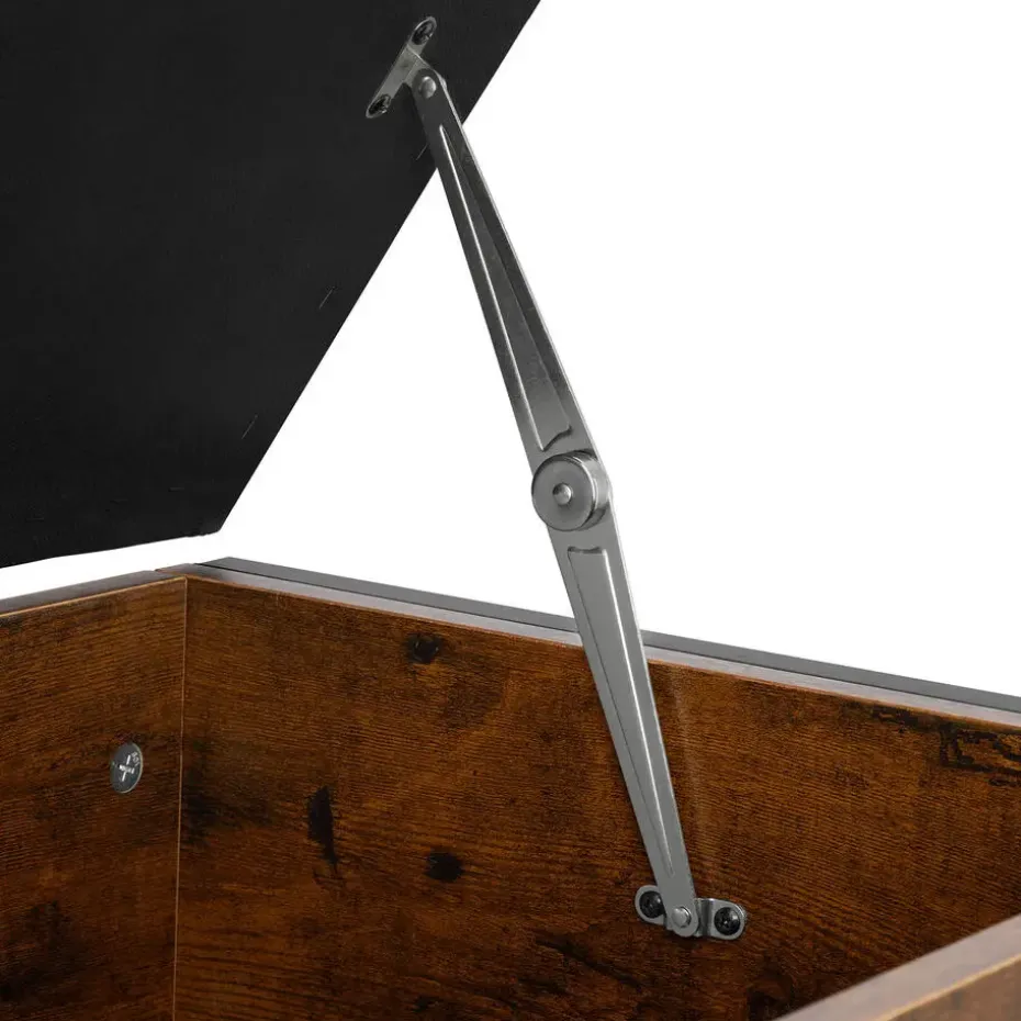 tectake Gestoffeerde zitkist Calico 81,5x41,5x50,5cm