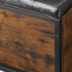 tectake Gestoffeerde zitkist Calico 81,5x41,5x50,5cm