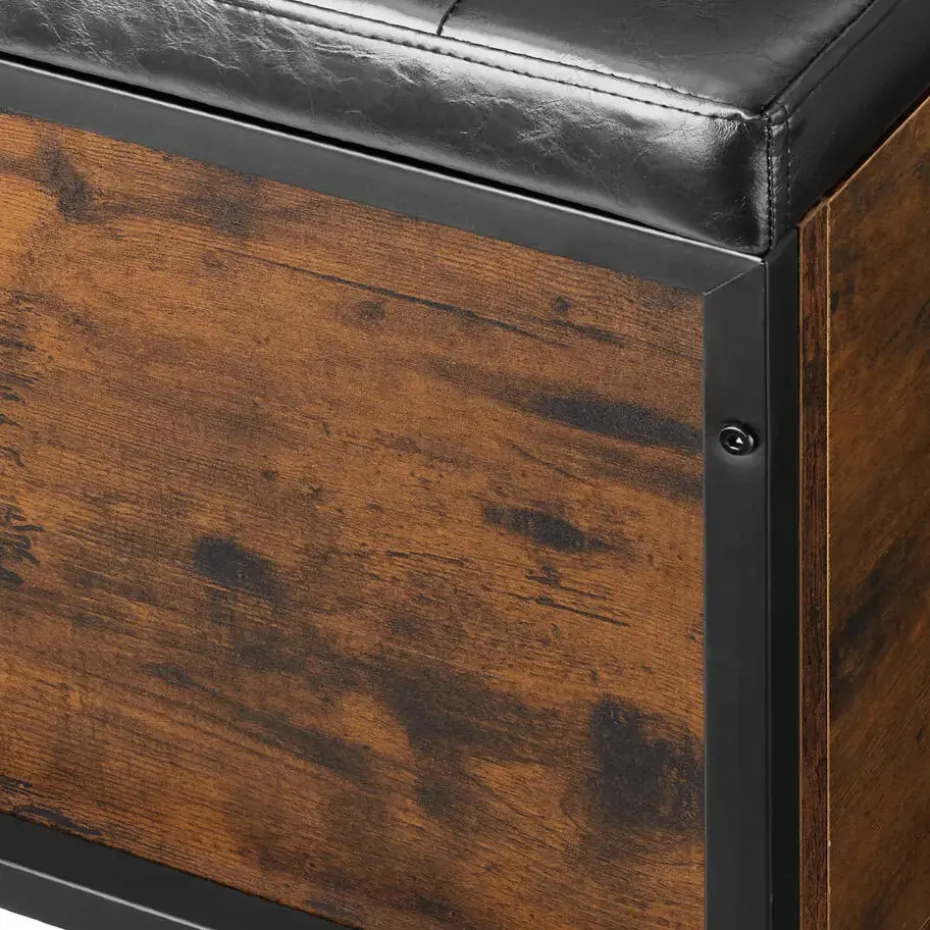 tectake Gestoffeerde zitkist Calico 81,5x41,5x50,5cm