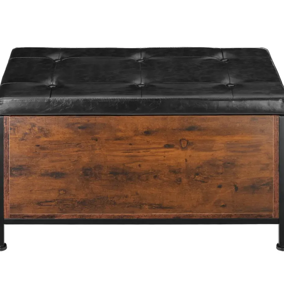 tectake Gestoffeerde zitkist Calico 81,5x41,5x50,5cm