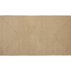 tectake® Gevlochten vloerkleed Vibe van jute, boho-stijl 80 x 150 cm
