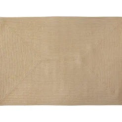 tectake® Gevlochten vloerkleed Vibe van jute, boho-stijl 120 x 170 cm