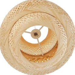 tectake Hanglamp Lignea Lux van bamboe, in boho-stijl, 40W, Bruin