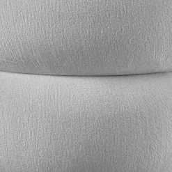 tectake Hocker Altu, gestoffeerd, opbergruimte, Fluweellook Grijs