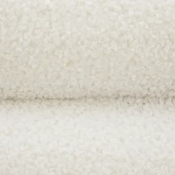 tectake Hocker Altu XL, gestoffeerd, opbergruimte, Bouclé Crèmewit