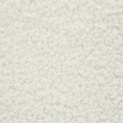 tectake Hocker Altu XL, gestoffeerd, opbergruimte, Bouclé Crèmewit