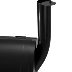 tectake Houtskool barbecue Smoker met thermometer, Zwart