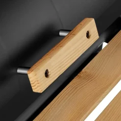 tectake Houtskool barbecue Smoker met thermometer, Zwart