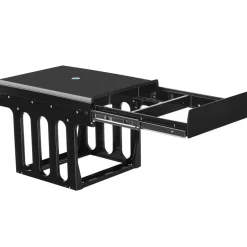 tectake Inbouw prullenbak Ashlyn, 3-voudige scheiding, 31L, telescooprails