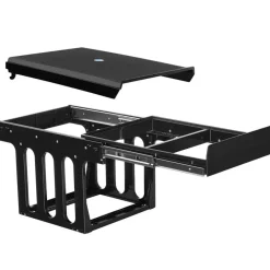 tectake Inbouw prullenbak Ashlyn, 3-voudige scheiding, 31L, telescooprails