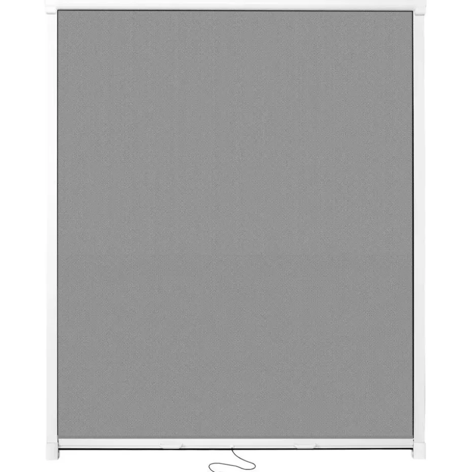 tectake Insectenwerend rolgordijn - 130 x 160 cm - Wit