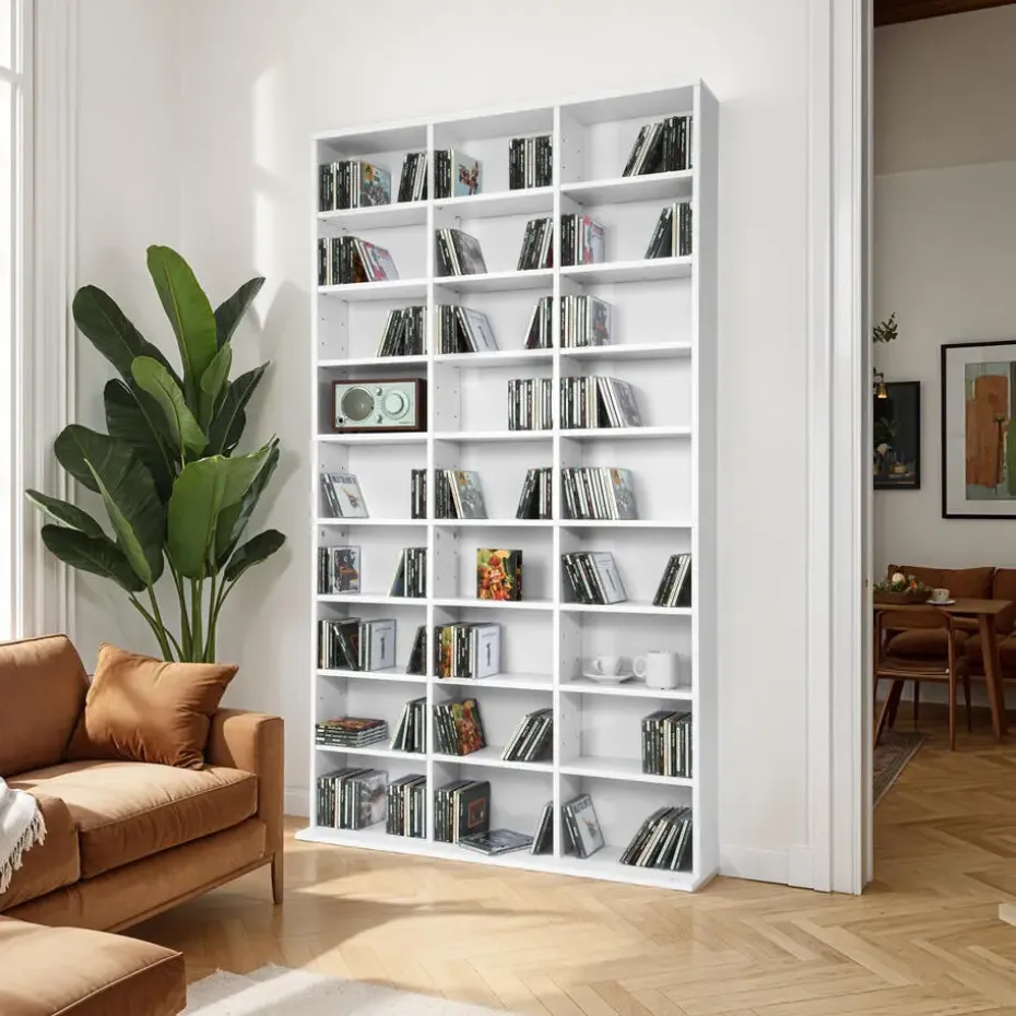 tectake Kast Christel 180x102x23,5cm, Wit