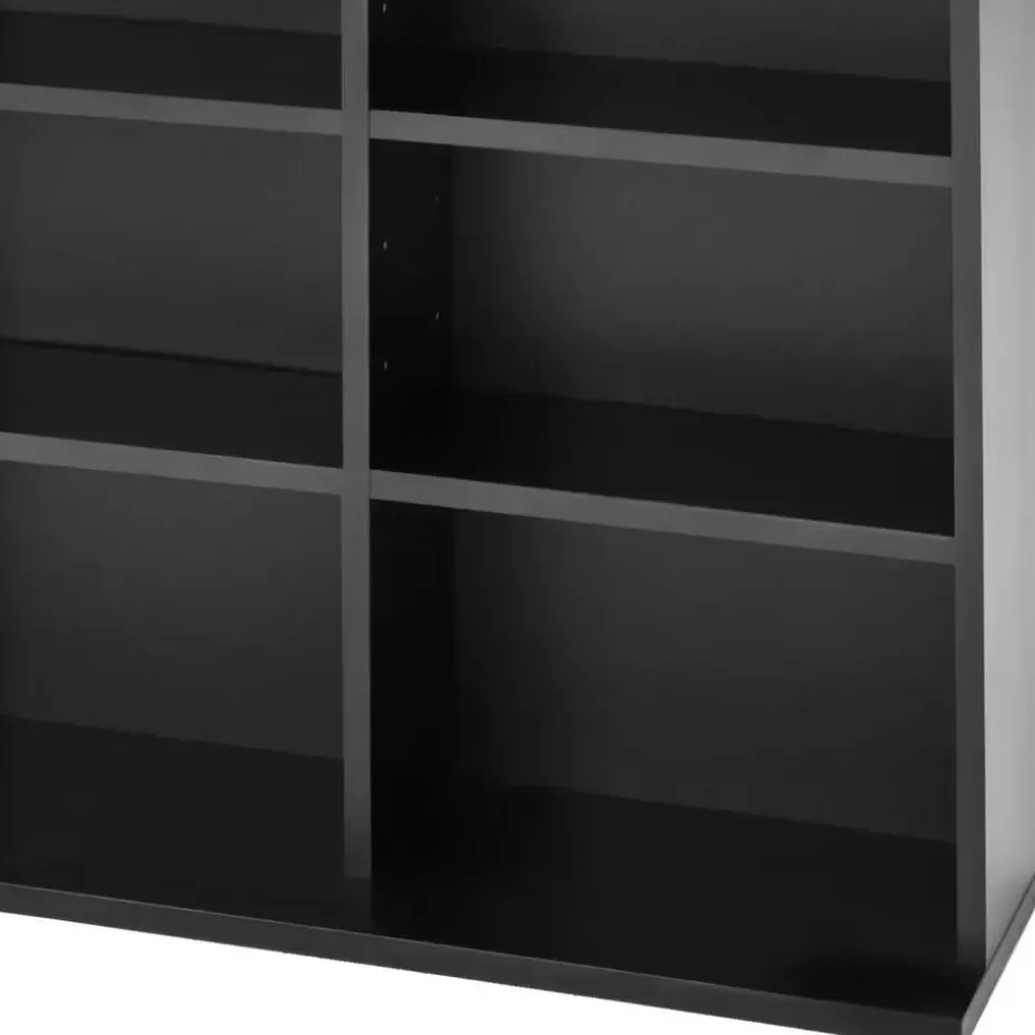 tectake Kast Christel 180x102x23,5cm, Zwart